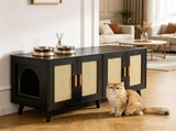 Wooden Cat Box Cabinet 38341841