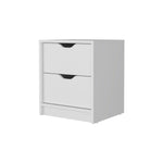 ZUN Dillon 2 Drawers Nightstand, Bedside Table with Storage B128P148695