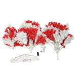 ZUN 6ft Artificial Christmas with 300 LED Lights and 900 Bendable Branches, Candy Cane Christmas 86331544