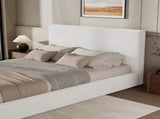 AirFrame Upholstered Bed Frame, a low-profile, cloud-style bed frame featuring an upholstered W1162P549498