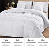 Two-pack of 100% polyester brushed single quilted comforters with microfiber filling, down 90757805