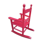 ZUN Children's rocking rose red chair- Indoor or Outdoor -Suitable for kids-Durable 01417255