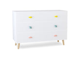 Kids 3 Drawer Dresser, Baby Nightstand for Bedroom, Storage Cabinet for Toddler Child for Living 81589726
