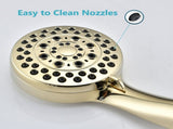 Handheld Shower Head with Hose High Pressure Shower Heads, Gold 95605037