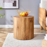 The cylindrical table with its patterned design can be easily integrated into a variety of interior W1151P200298