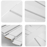 CRAZY ELF 36" x 80" Star Style Real Primed Door Slab, DIY Panel Door, Modern Interior Barn Door, W93642084