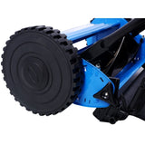 14-Inch 5-Blade Push Reel Lawn Mower with Grass Catcher, BLUE COLOR 85771439