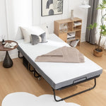 ZUN Folding Bed with Mattress, SPortable Foldable Bed with Storage Cover, SRollaway Bed for Adults with W1422140107