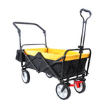 folding wagon Collapsible Outdoor Utility Wagon, Heavy Duty Folding Garden Portable Hand Cart, Drink W22747804