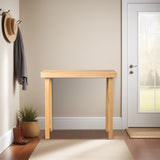 35.8 Inch Solid Wood Console Table for Entryway, Sofa Table Narrow Entryway Table for Hallway, 82393276
