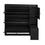 ZUN Versatile Shoe Cabinet with 3 Flip Drawers, Maximum Storage Entryway Organizer with Drawer, Free 18531809