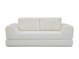 2-in-1 Folding Convertible Sofa Bed, Modern Corduroy Sleeper Couch with 2*pillows, Futon Modular W1117P415675