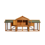 79.5" Extra Large Bunny Cage with 2 Runs House Small Animal Habitats for Guinea Pigs Hamster W21953995