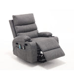 ZUN 21"seat width,large size Electric Power Lift Recliner Chair Sofa for Elderly, 8 point vibration W214111183