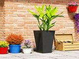 Set of 2 Plastic Flower Pots 02850510