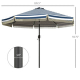 ZUN Outdoor beach umbrella / Sun Umbrella （Prohibited by WalMart） 83904328