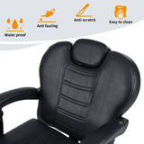 Classic Reclining barber Chair Salon Chair for Hair Stylist with Heavy Duty Hydraulic Pump, 360&deg 19137300