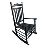 BALCONY PORCH ADULT ROCKING CHAIR-BLACK W49540382