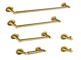 6 Piece Brass Bathroom Towel Rack Set Wall Mount 75827817