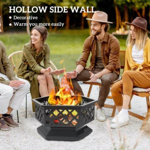 ZUN Outdoor Fire Pit 14289666