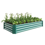 ZUN Raised Garden Bed Outdoor, 6×3×1ft , Metal Raised Rectangle Planter Beds for Plants, Vegetables, and 21283723