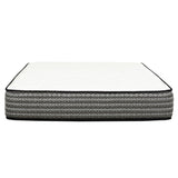 ZUN Premium 12 in. Cal King Size Pocket Coil Hybrid Mattress, Plush Gel Memory Foam Mattress, White/Gray B011P216701