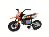 Pink 12V Kids Electric Ride On Motorcycle with Twist Grip Throttle, Training Wheels, Rear 74473291