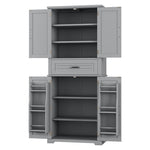 ZUN Bathroom Storage Cabinet with Multi-Functional Storage Space, Drawer with Slide Rails, Adjustable N759P241667E