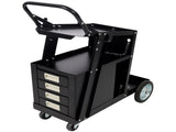 Heavy Duty 2-Tier 4 Drawers Rolling Welding Cart Portable Welder Storage Trolley with Wheels for MIG W465P332930