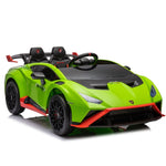 ZUN Lamborghini Huracan Sto 24V Kids Electric Ride-On Drift Car: Speeds 1.86-5.59 MPH, Ages 3-8, Foam W1396P155008