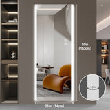 65*21in Led mirror full length,Frameless full-length mirror,Wall Mounted Mirror with W2709P268898
