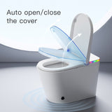 ZUN Smart Toilet with Built-in Bidet Seat, Tankless Toilet with Auto Lid Opening, Closing and Flushing, W2894P228360