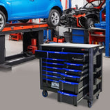 ZUN 12-Layer Drawer Multi-Purpose Tool Car, With Wheels, Iron Top W1102P167918