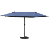 ZUN Outdoor beach umbrella/Double-Sided Market Umbrella （Prohibited by WalMart） 51516965