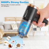 120W 9000PA Cordless Handheld Vacuum Cleaner w/ Searchlight Portable Rechargeable Car Auto Home 05372127