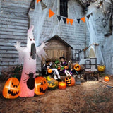 11.8 FT Halloween Inflatables Ghost Spider Pumpkin Outdoor Decorations, Scary Halloween Giant Blow 43233787
