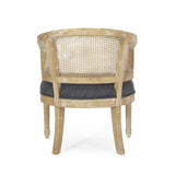 Accent Chair Rubber Wood Charcoal N779P233048C