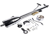 Chrome 30" Steering Column Hot Street Rod Tilt Automatic with Key and Adapter 22319633