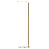 Clothing Rack, Golden Metal Freestanding Heavy Duty Clothes Rack with Marble Base, Multipurpose 93264822