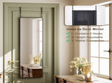48"x14" Full Length Door Mirror Wall Mounted Hanging Mirror with Metal Frame, Black 10629652
