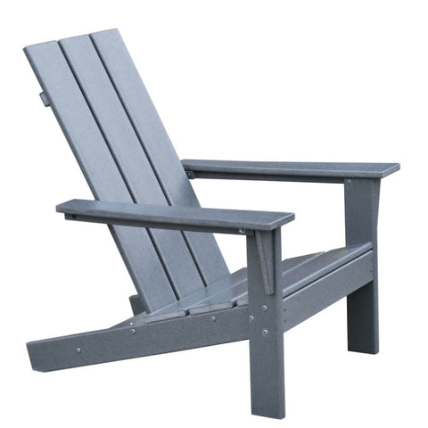 ZUN Outdoor Adirondack Chair for Relaxing, HDPE All-weather Fire Pit Chair, Patio Lawn Chair for Outside W1889140912