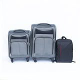Luggage 2-piece backpack set gray W2710P283488