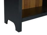 Arched Top Industrial Open Shelf 4-Tier Asymmetrical Dark Freestanding Display Rack for Home & W3123P485378