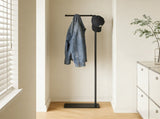 Clothing Rack, Golden Metal Freestanding Heavy Duty Clothes Rack with Marble Base, Multipurpose 45178611