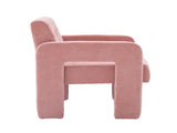 Modern Minimalist Casual Single Armchair Living Room, Bedroom, Office Area Upholstered Chair 46699477