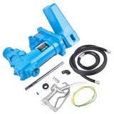 Fuel Transfer Pump Cast Iron Heavy Duty Pump 12V 15GPM for Diesel Biodiesel Blue 58243856
