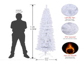 7.5 feet long artificial Christmas tree, 1000 branches, flame-retardant PVC, three-step 42007184