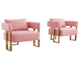 TS Modern decorative chair, living room side chair with gold metal legs, no wheels, suitable for 56063728