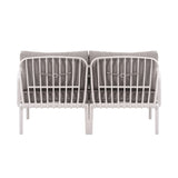 3 Piece Patio Conversation Sets, Modern Outdoor Patio Sectional Furniture Set with Square Coffee N780P199459W