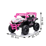 ZUN ride on car, kids electric car, riding toys for kids with remote control Rechargeable Battery W1760P187455